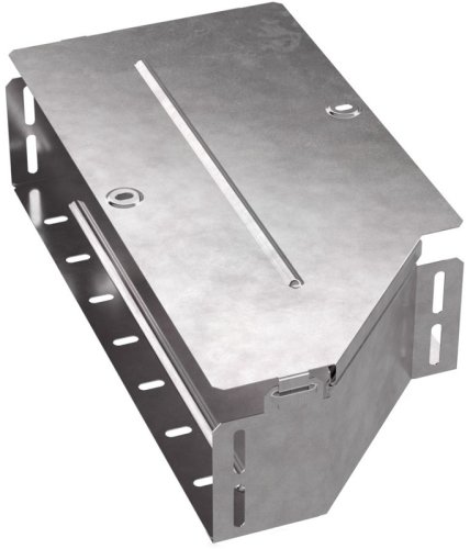 Переходник левый для лотка с крышкой Промрукав Стандарт 400х300х100 фото Переходник левый для лотка с крышкой Промрукав Стандарт 400х300х100 картинка